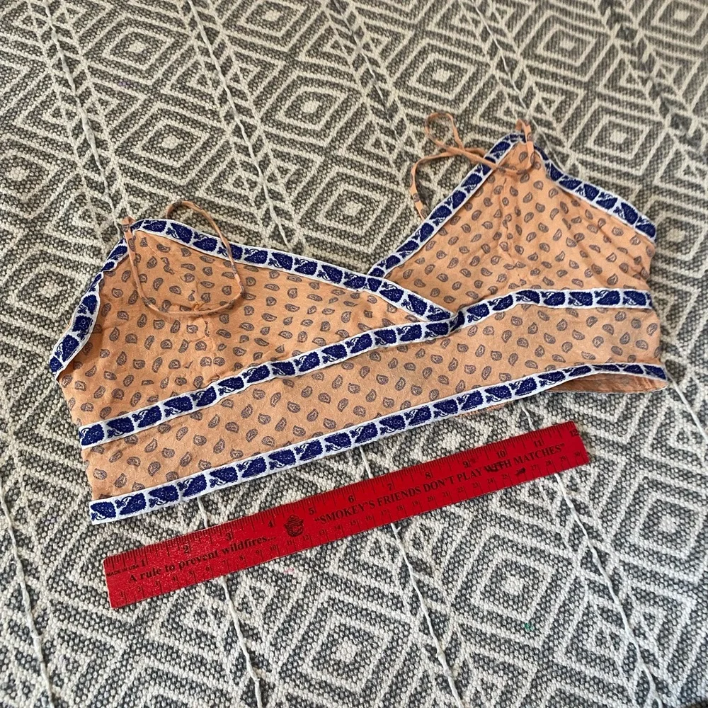 *3 for $12* Urban Outfitters Boho Paisley Bralette - Picture 2 of 9